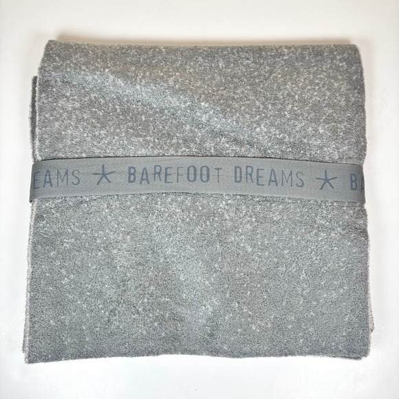 Barefoot Dreams CozyChic Lite Confetti Scarf Smokey Green Fog Gray Giftable NEW - Picture 3 of 8